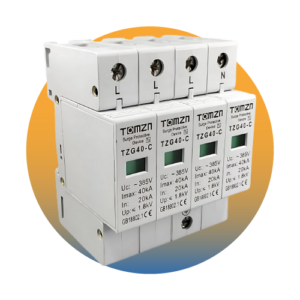 4-Pole AC Surge Protection Device (SPD) – Three-Phase